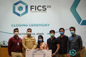 FICS'20 winners receiving cash prize